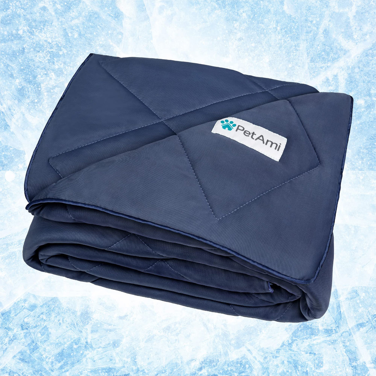 PetAmi couverture face avant couleur navy pour confort et protection
