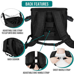 PetAmi sangles de fixation au guidon garantissant attache stable
