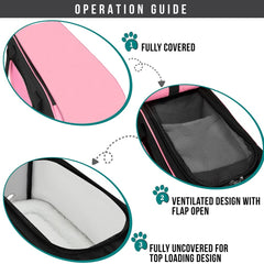 PetAmi intérieur avec lit sherpa amovible pour un couchage doux et lavable