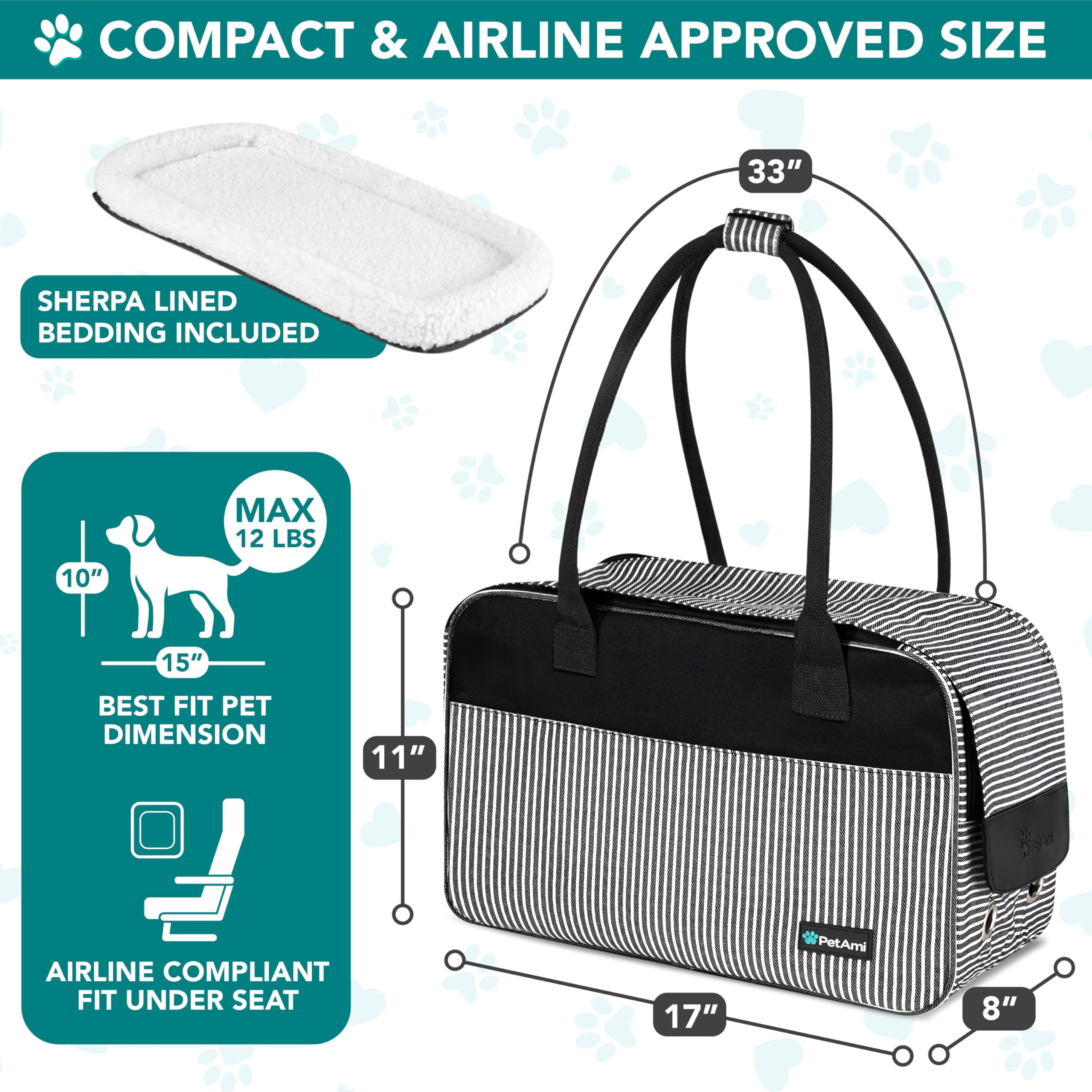 PetAmi gros plan sur coussin sherpa doux pour confort et hygiène