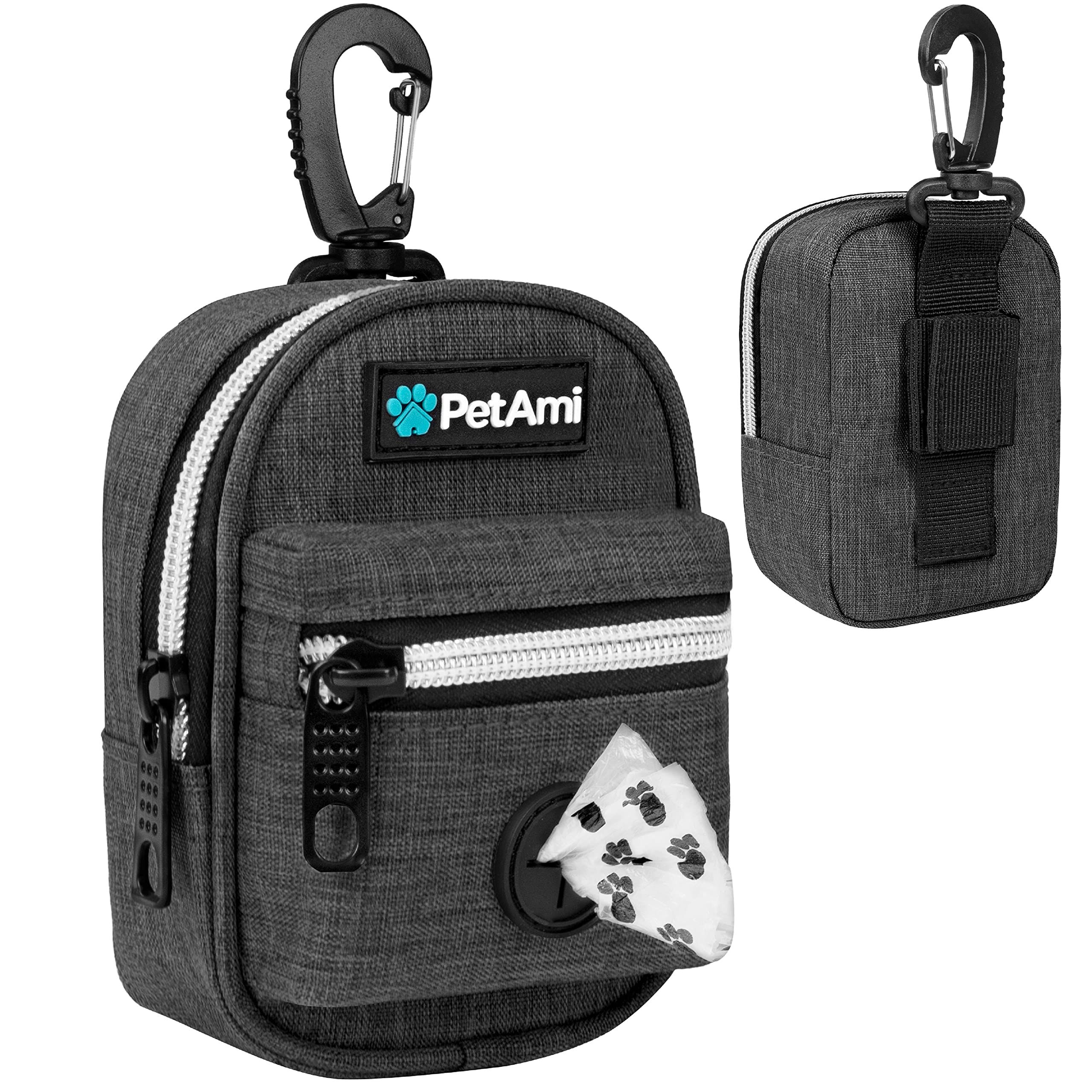 PetAmi poche avant avec fermeture visible pour organisation pratique