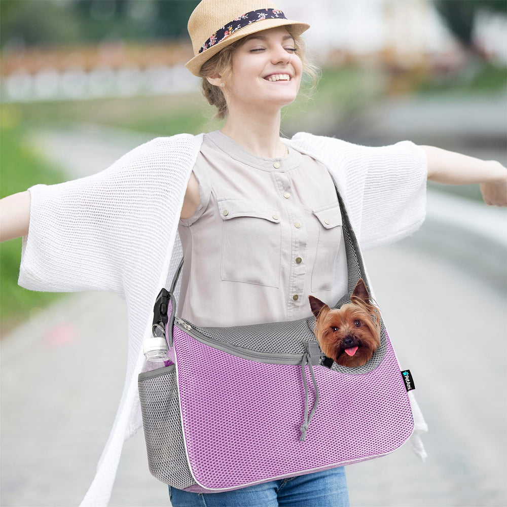 PetAmi vue des poches et distributeur de sacs pour organisation pratique
