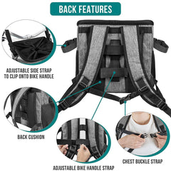 PetAmi poches extérieures et distributeur de sacs pour organisation pratique