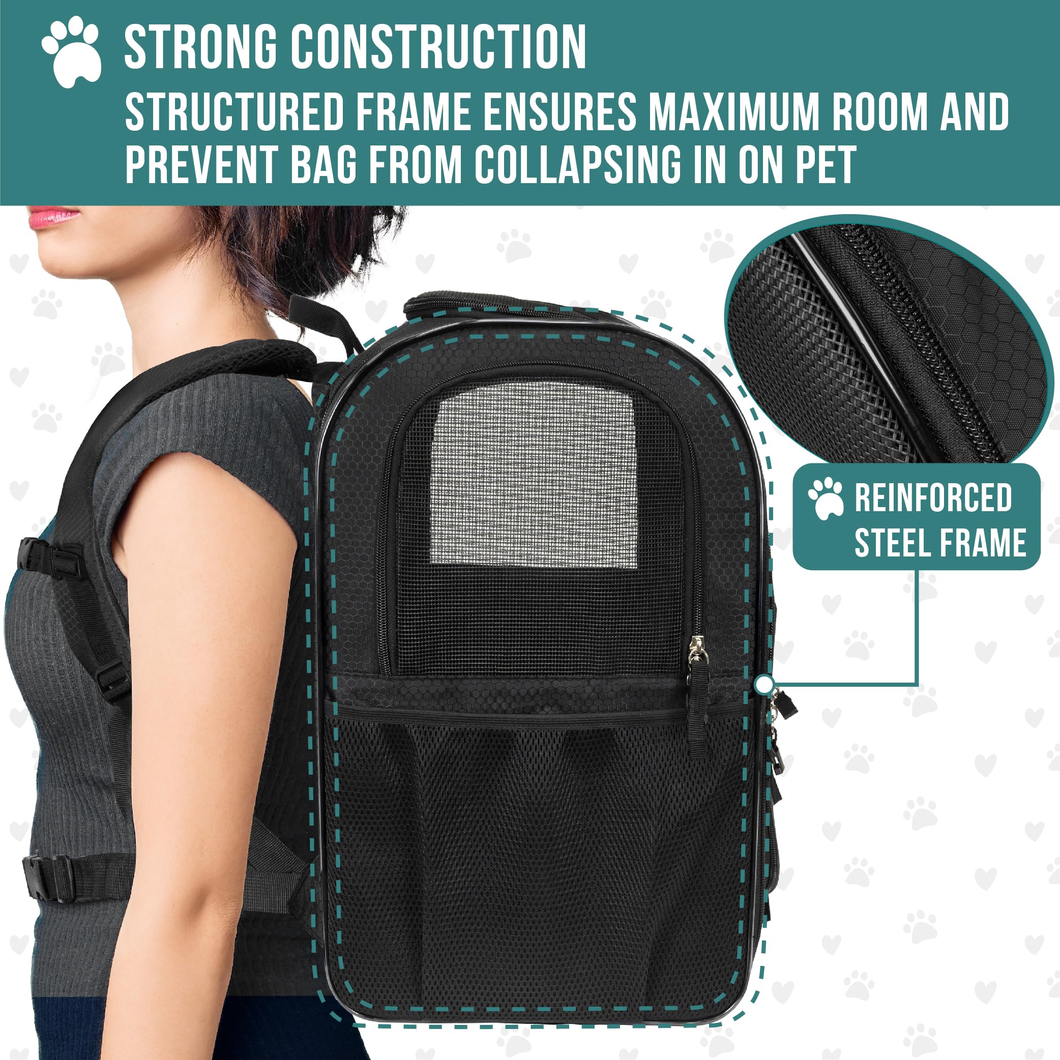 PetAmi poches et distributeur de sacs pratiques pour accessoires et hygiène
