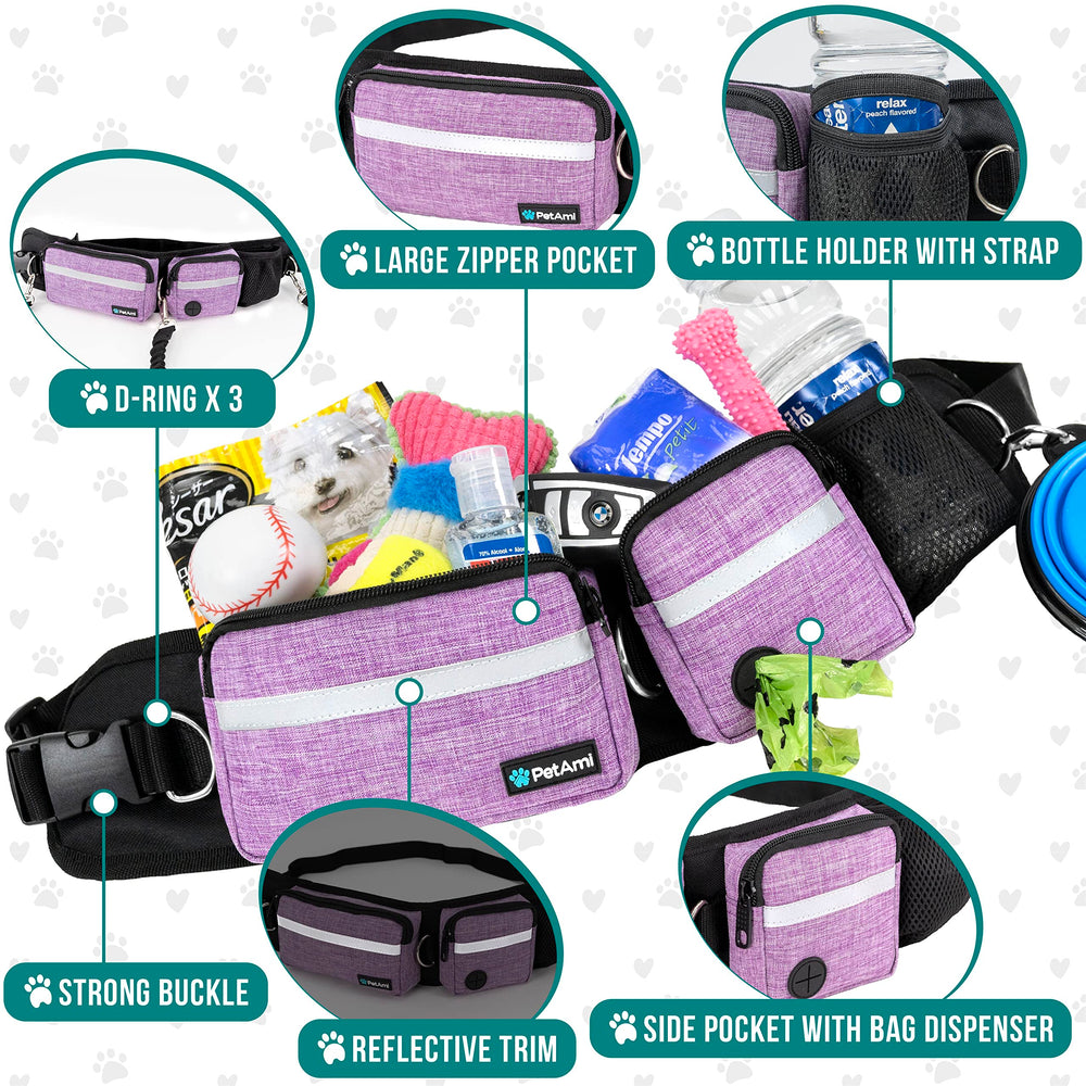 PetAmi sac double compartiment ouvert pour organiser affaires