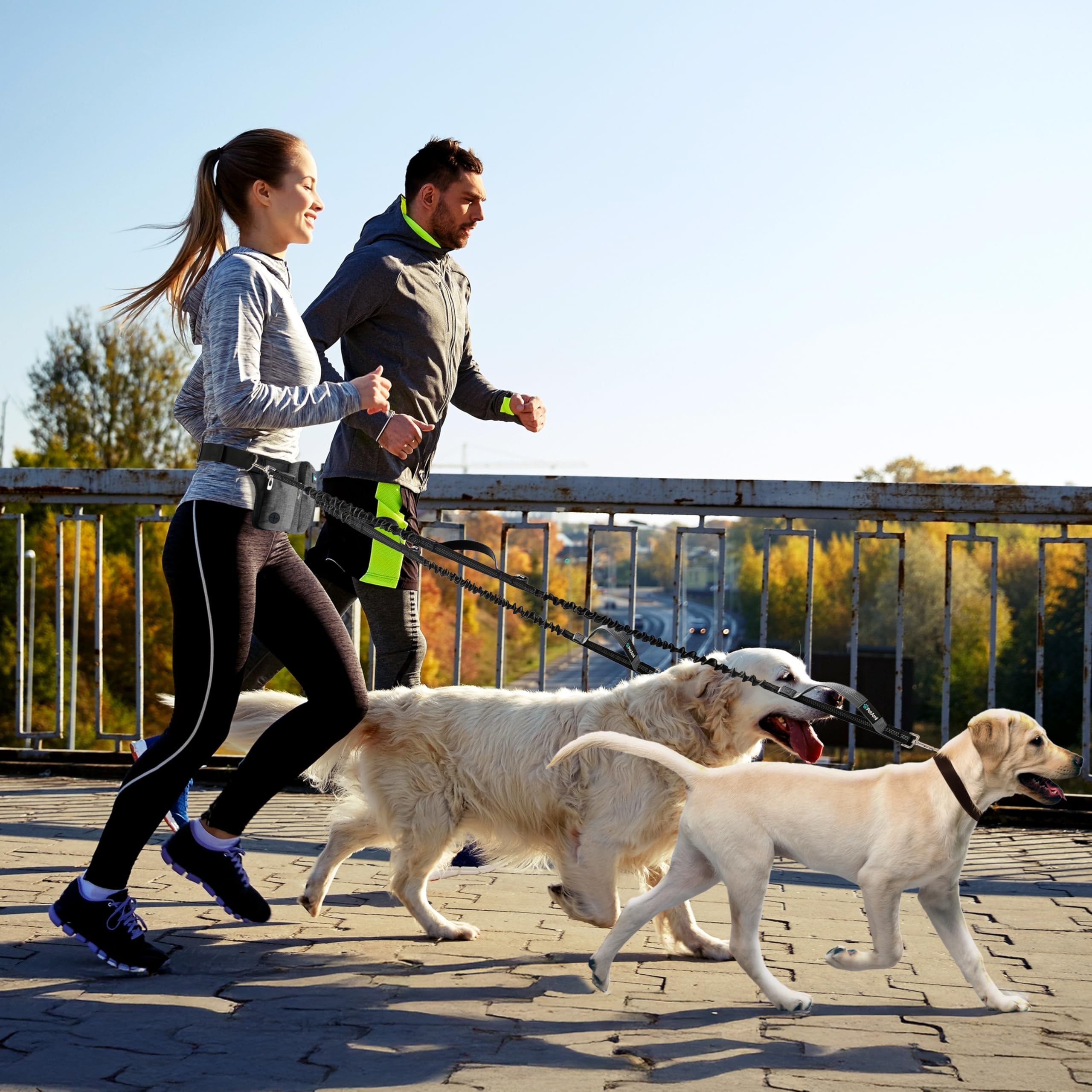 PetAmi en cours d’utilisation lors d’un jogging sécurisé