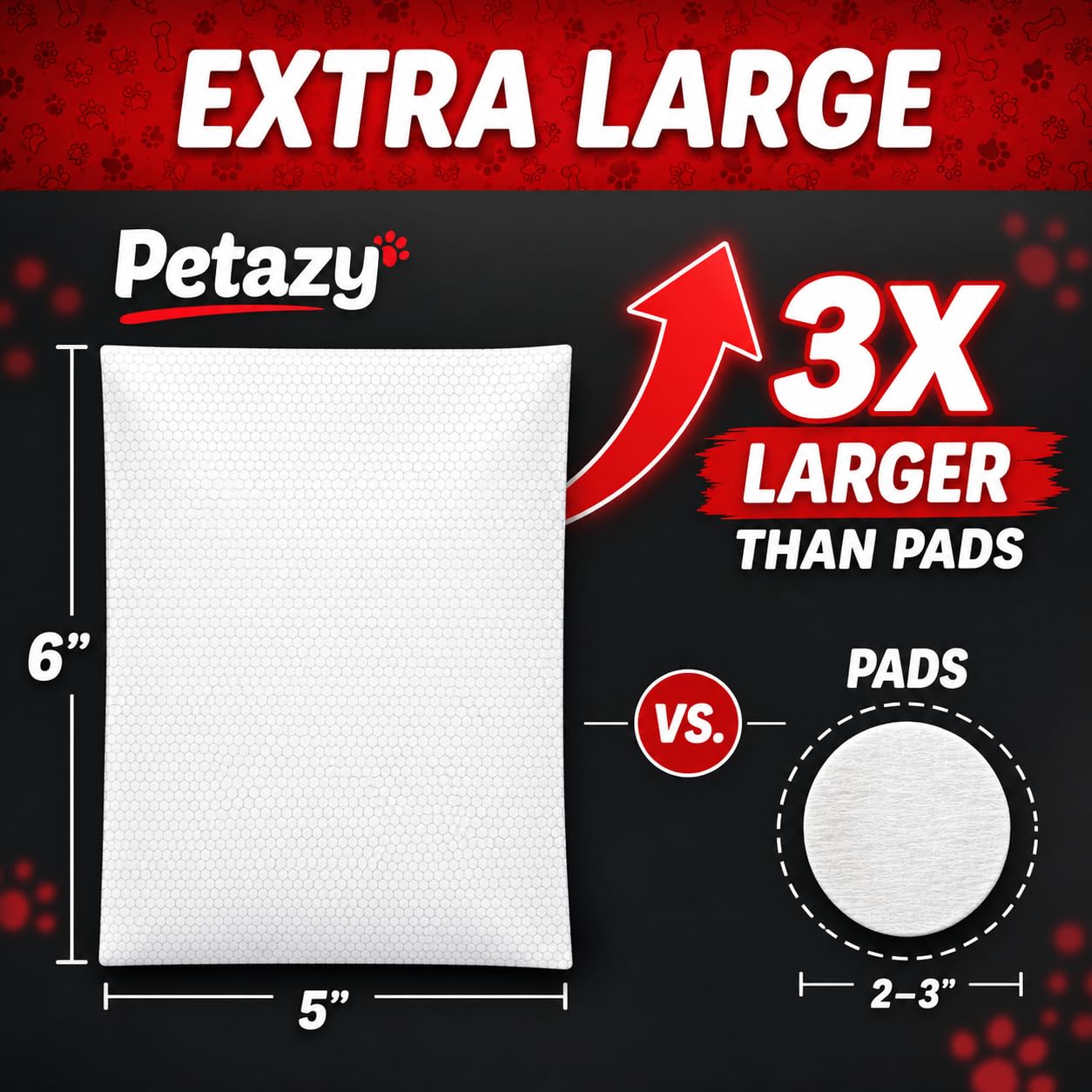 Petazy application sur patte offrant nettoyage antiseptique rapide