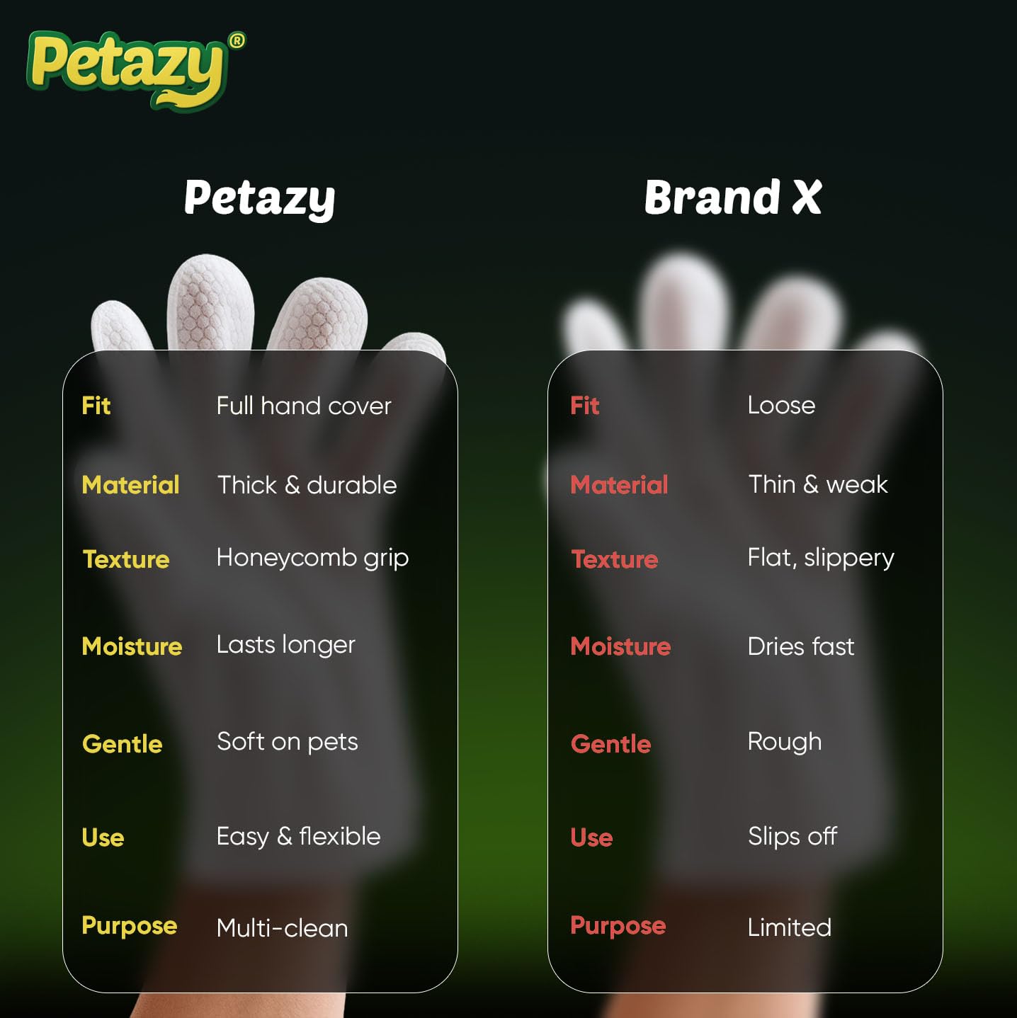 Petazy boîte refermable avec ruban, conserve l'humidité entre usages