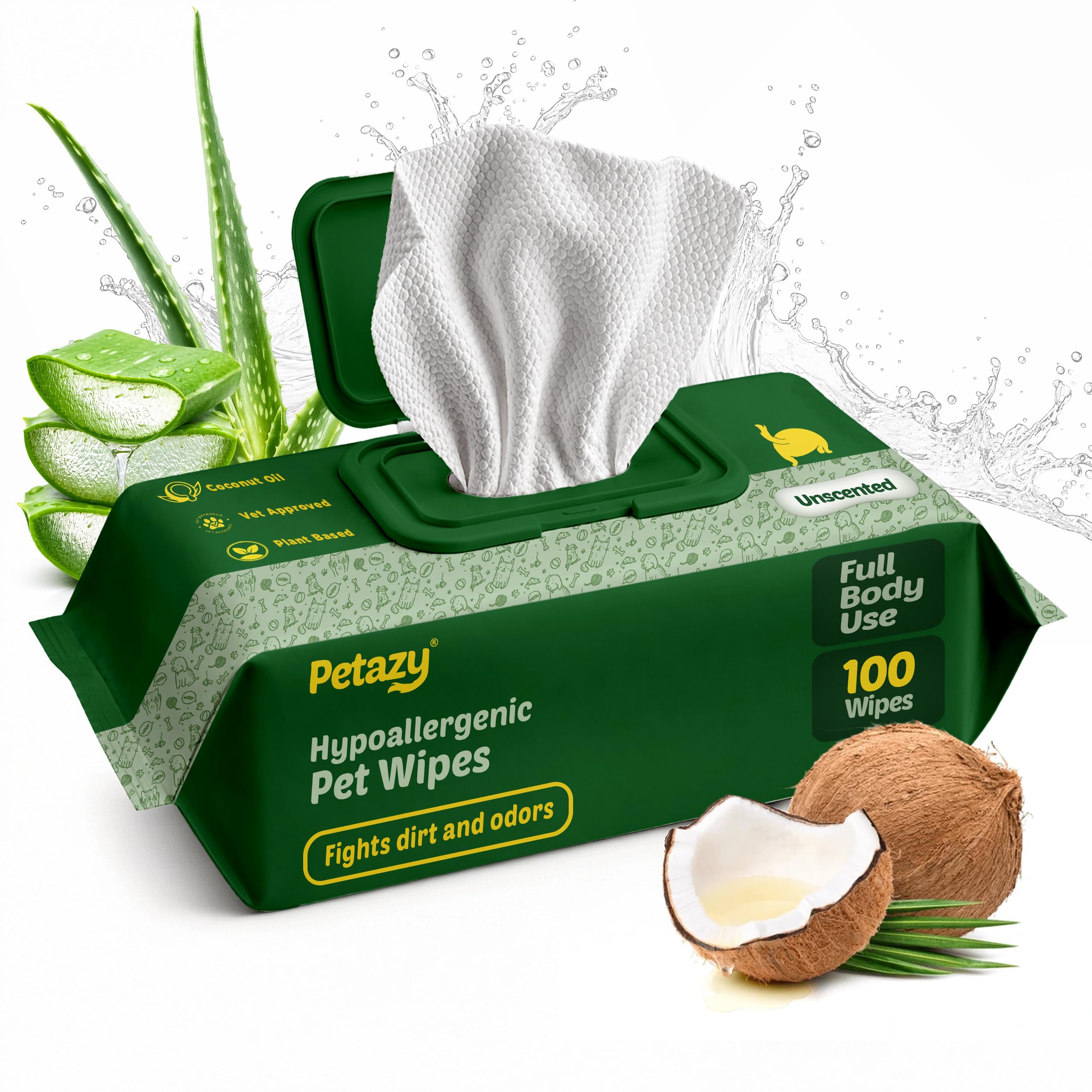 Petazy packaging avant montrant le couvercle refermable pour une conservation pratique