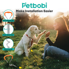 Petbobi câble gainé PVC gros plan résistant aux intempéries et à l'usure