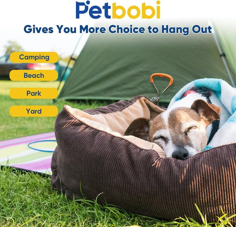 Petbobi en usage chien dans le jardin garantissant liberté surveillée
