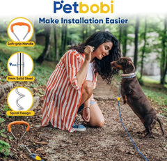 Petbobi ressort amortisseur gros plan réduisant impact lors d accélérations