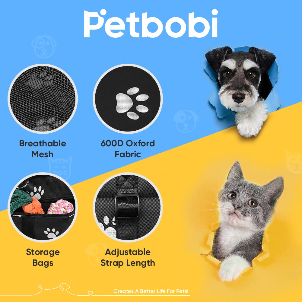 Petbobi siège auto plié pour rangement compact et transport facile
