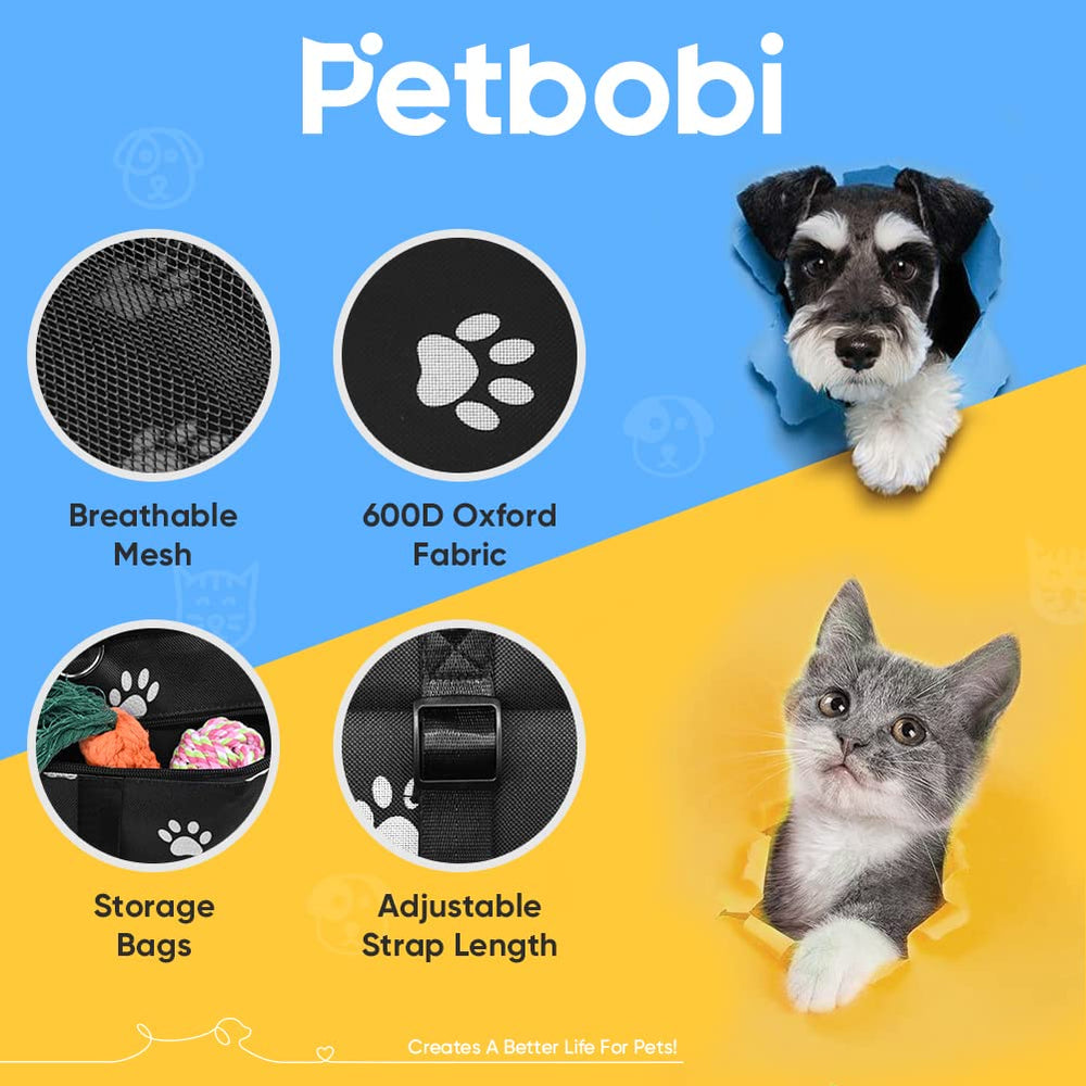 Petbobi siège auto plié pour rangement compact et transport facile