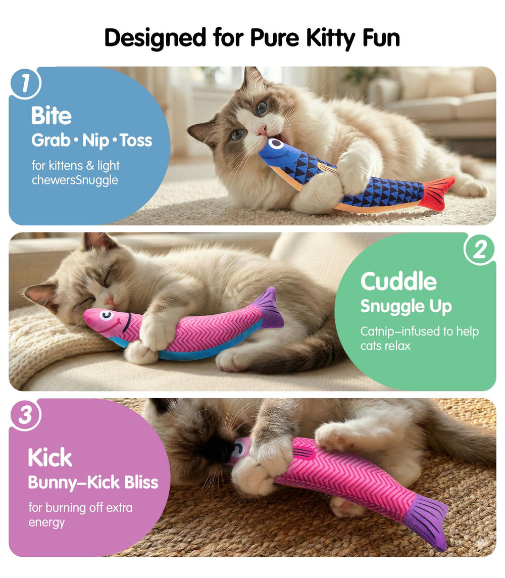 PetBusy chat jouant avec le poisson pour encourager activité physique