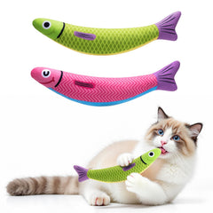 PetBusy emballage avant montrant jouet poisson et dosage herbe à chat pour choix éclairé