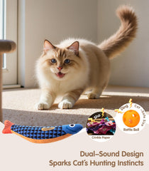 PetBusy démonstration crinkle et rattle pour stimuler l’instinct de chasse
