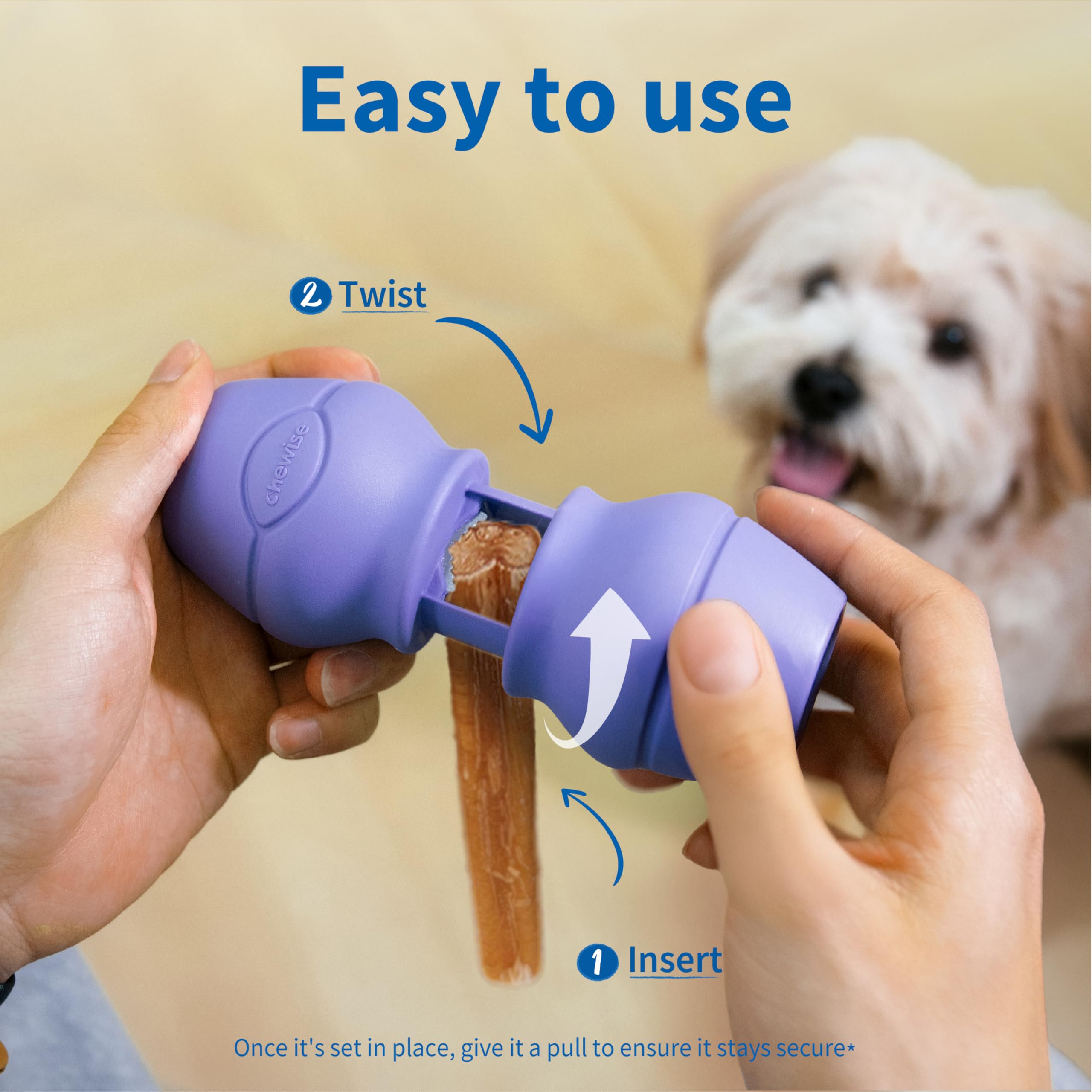 PetClan Chewise étiquette produit avec informations de sécurité claires