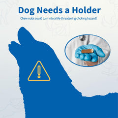 Chien utilisant le PetClan Chewise pour une mastication prolongée et sûre