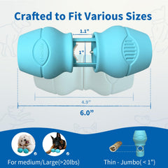 PetClan Chewise en usage avec bully stick prolongeant la mastication