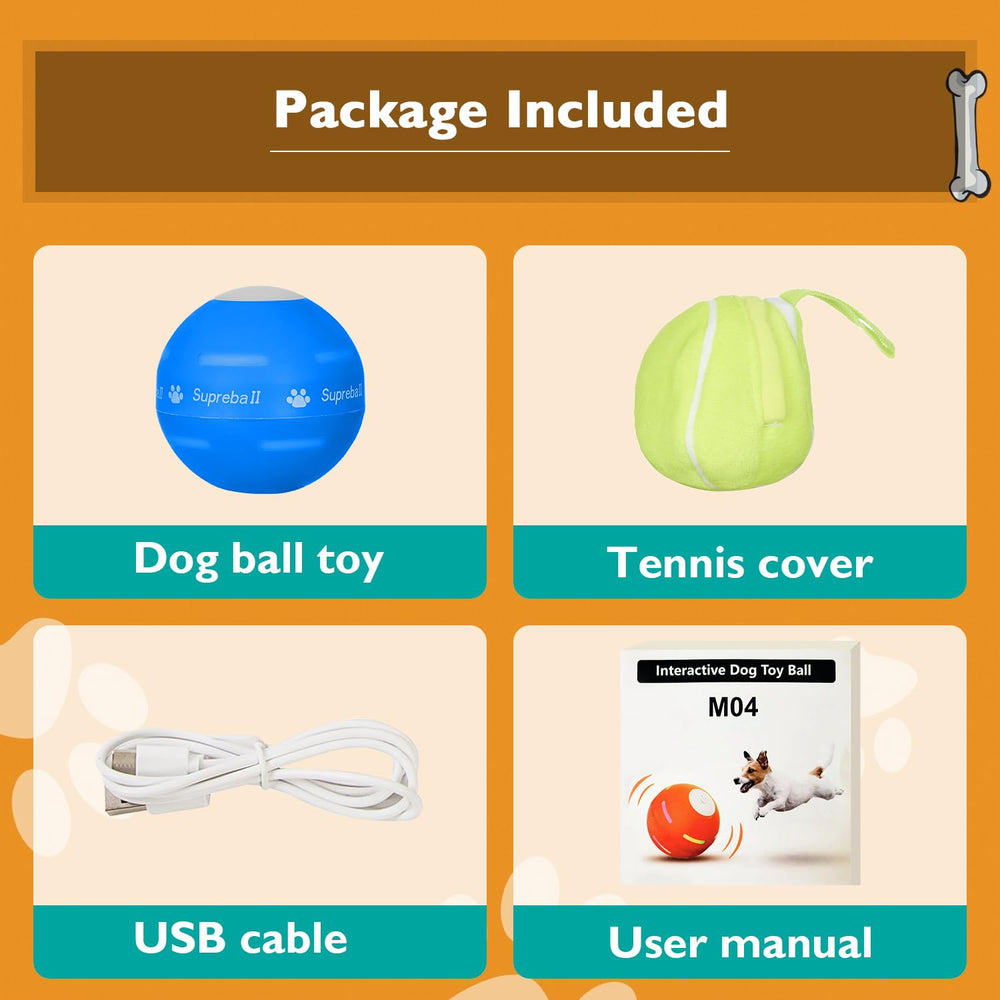 PetDroid contenu de la boîte incluant housse, câble USB et manuel pratique