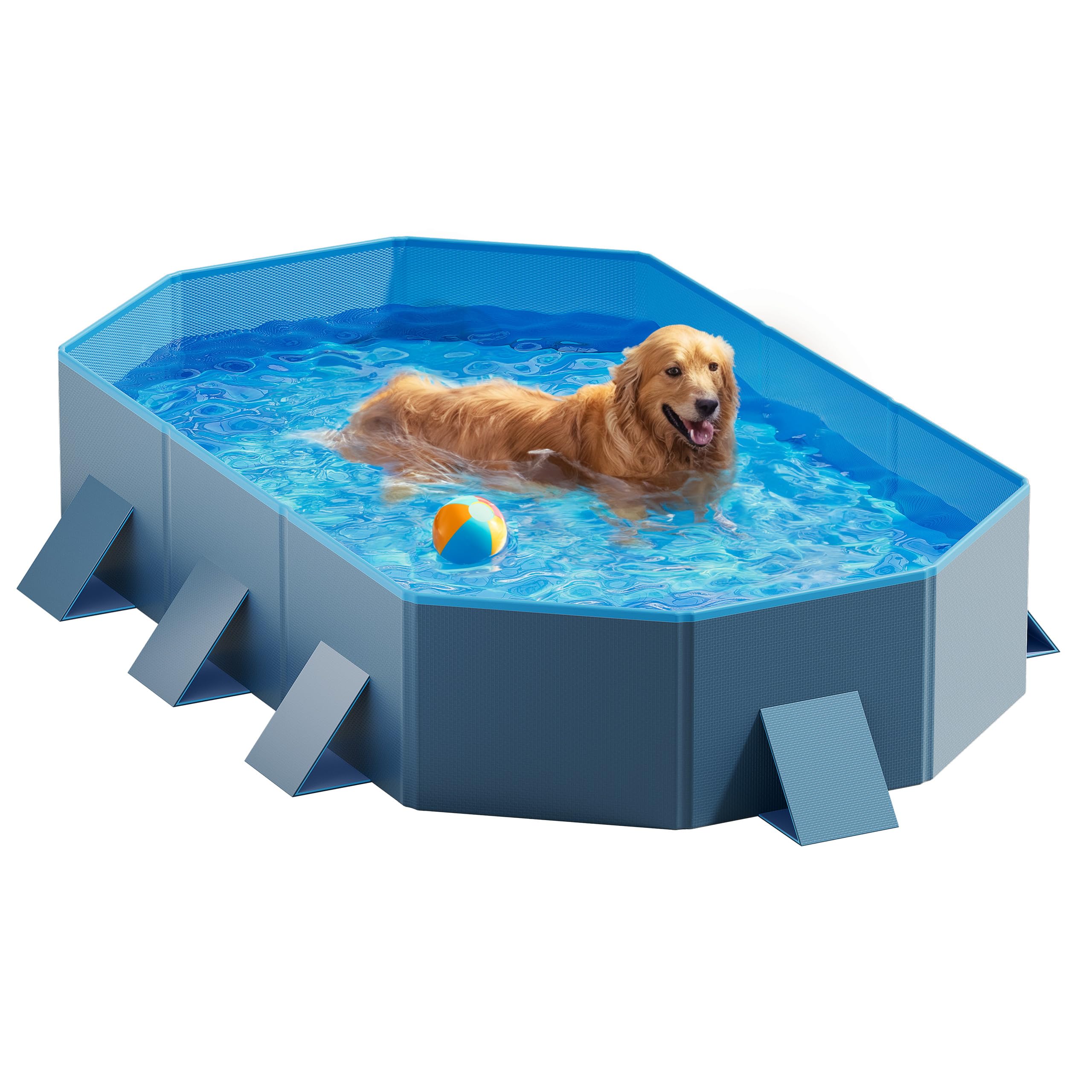 Piscine Peteast vue de face montrant l’espace de baignade confortable
