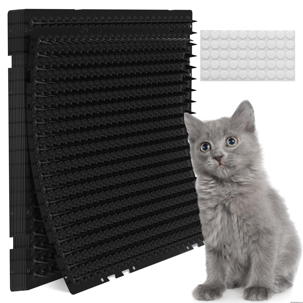 Petfolio face avant du tapis Spike montrant surface dissuasive et protection