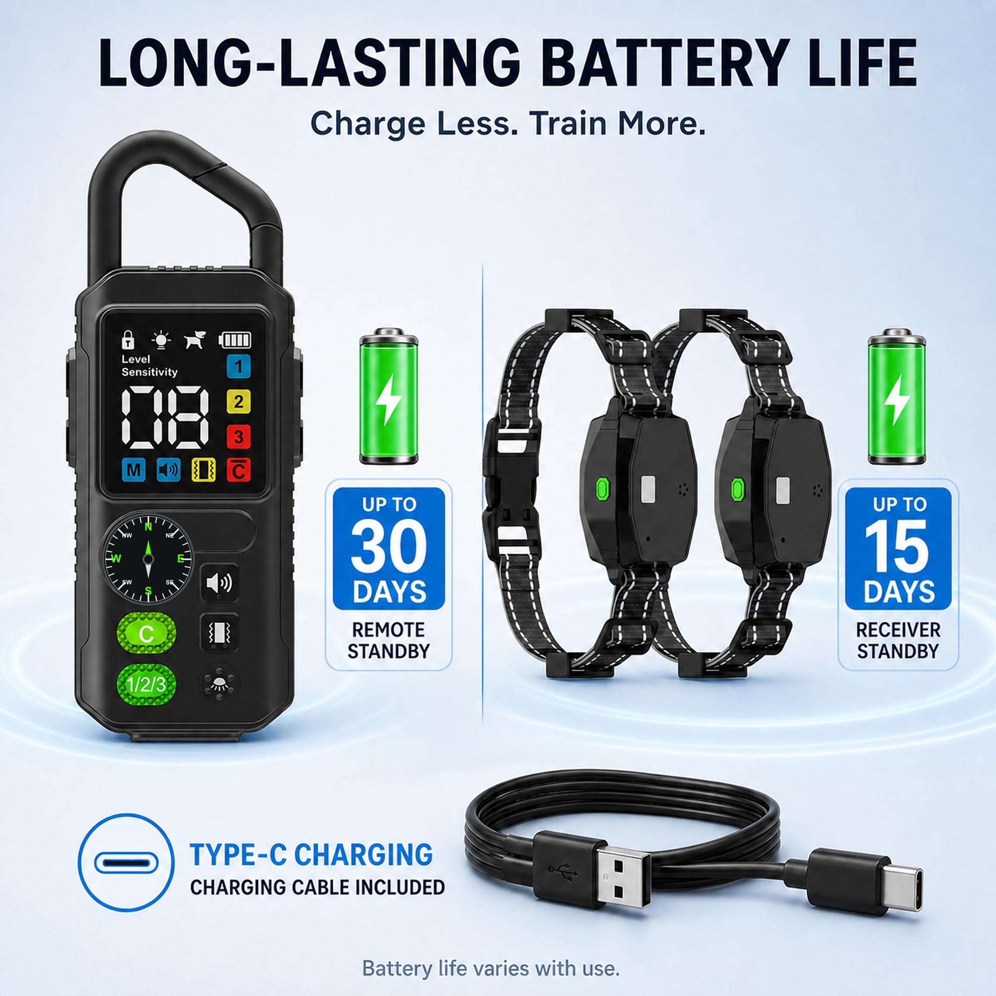 PETHEY récepteur et télécommande en charge pour autonomie longue
