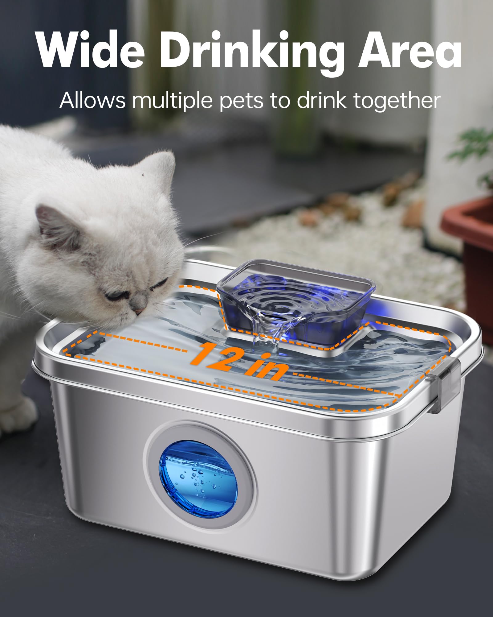 PETHIND filtres multi-étages montrant charbon actif et résine pour eau plus propre