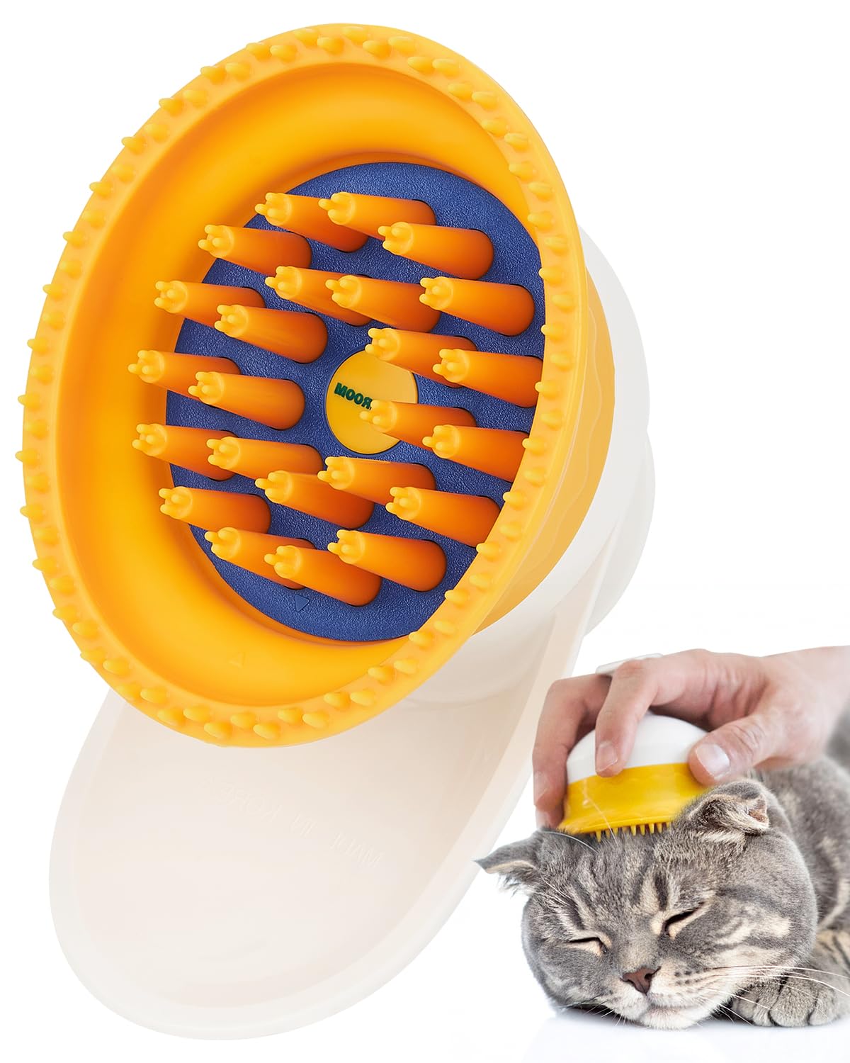 PETHROOM brosse face avant montrant design ergonomique et prise confortable