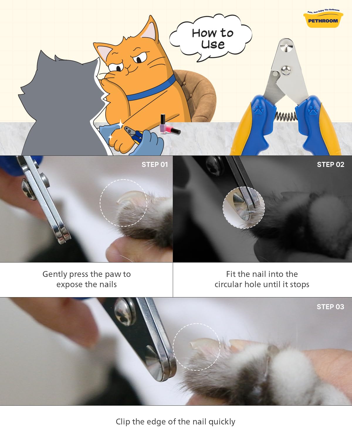 PETHROOM packaging soigné idéal cadeau pour propriétaires de chats