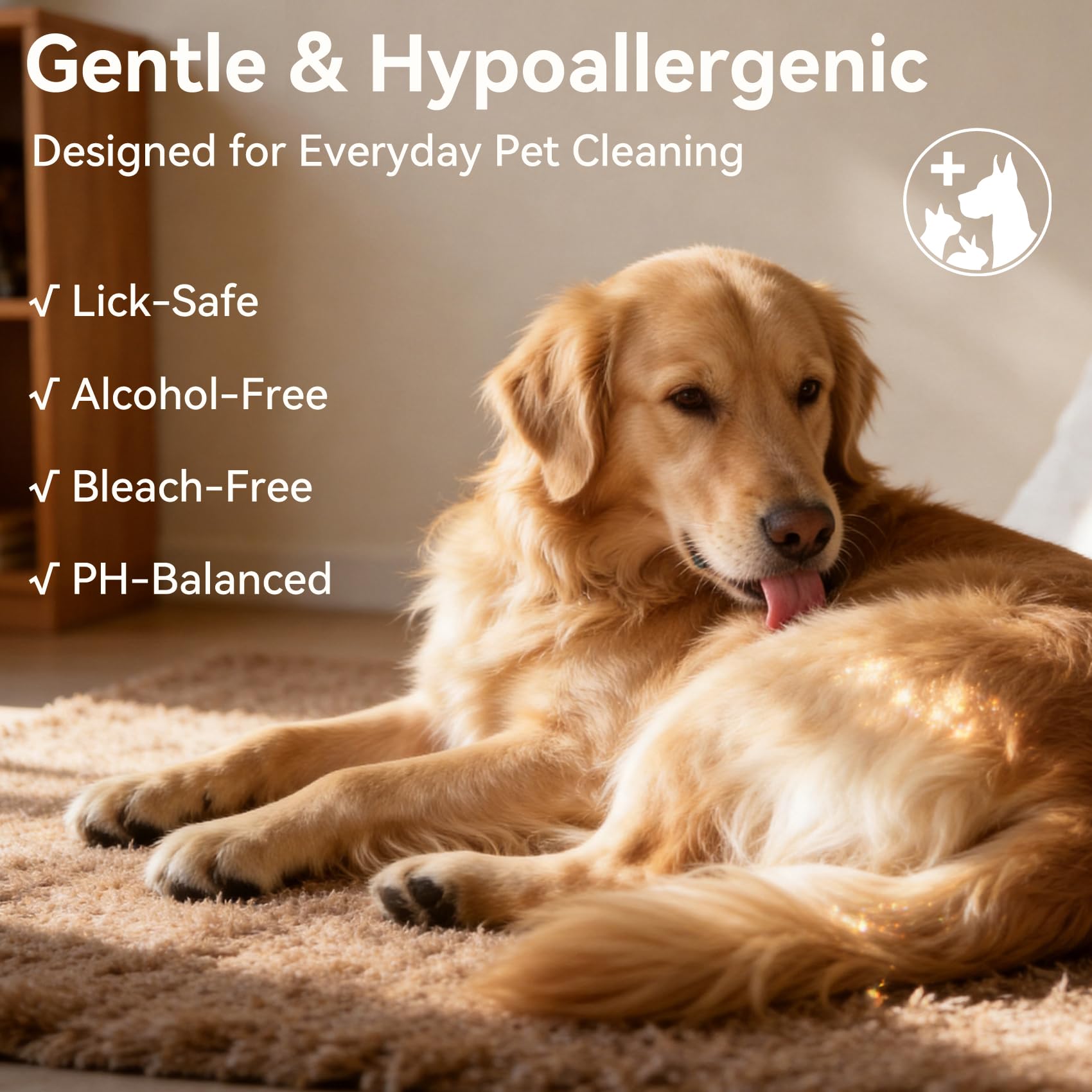 Petinstinct ingrédients naturels huile de coco et aloe vera pour hydratation