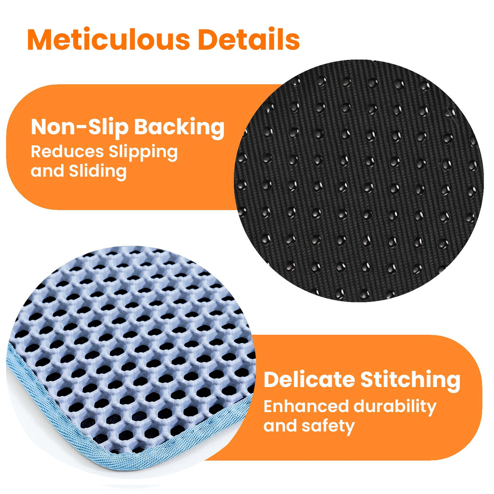 Petinstinct tapis installé près litière maintien propre maison