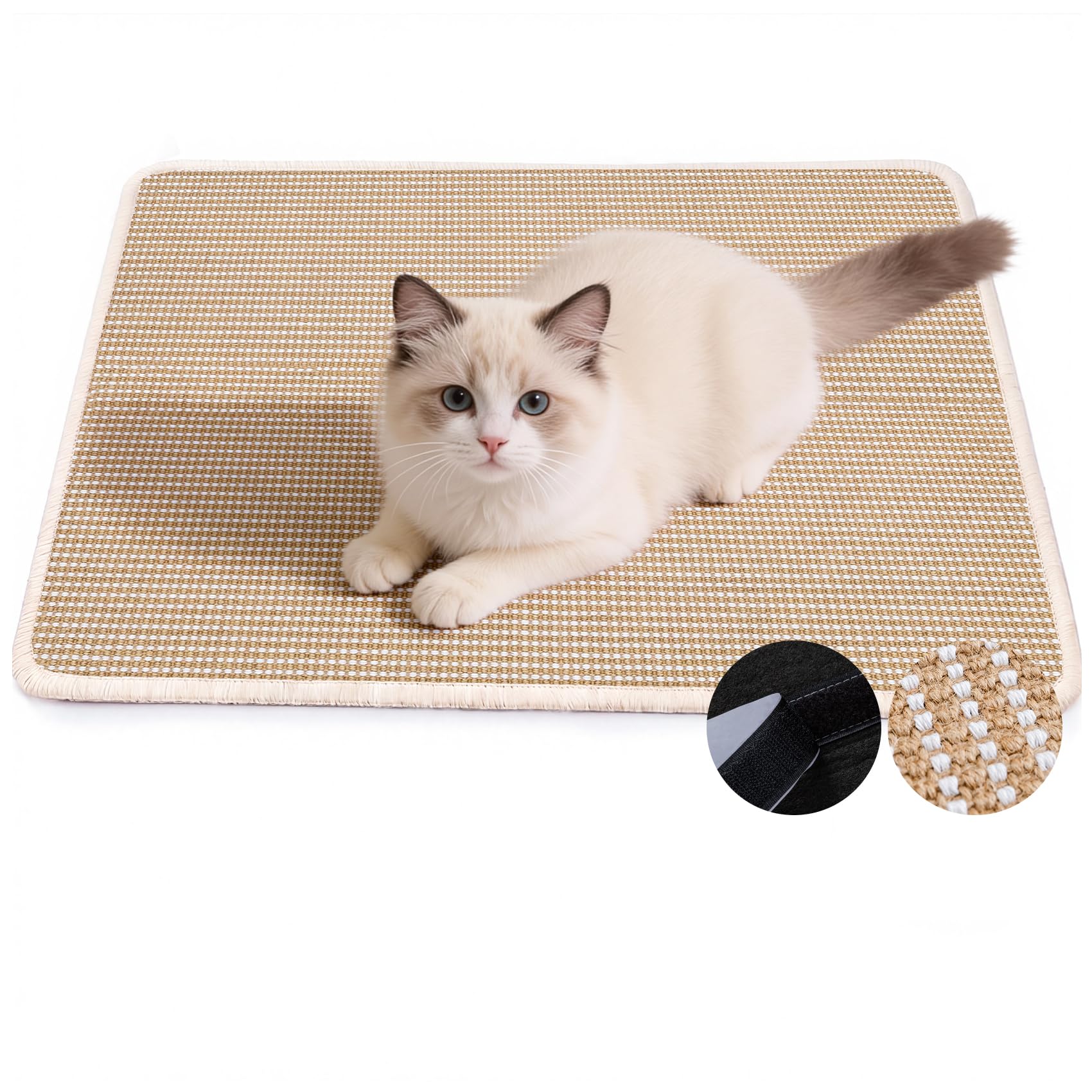 Petinstinct tapis griffoir vue avant protège meubles efficacement
