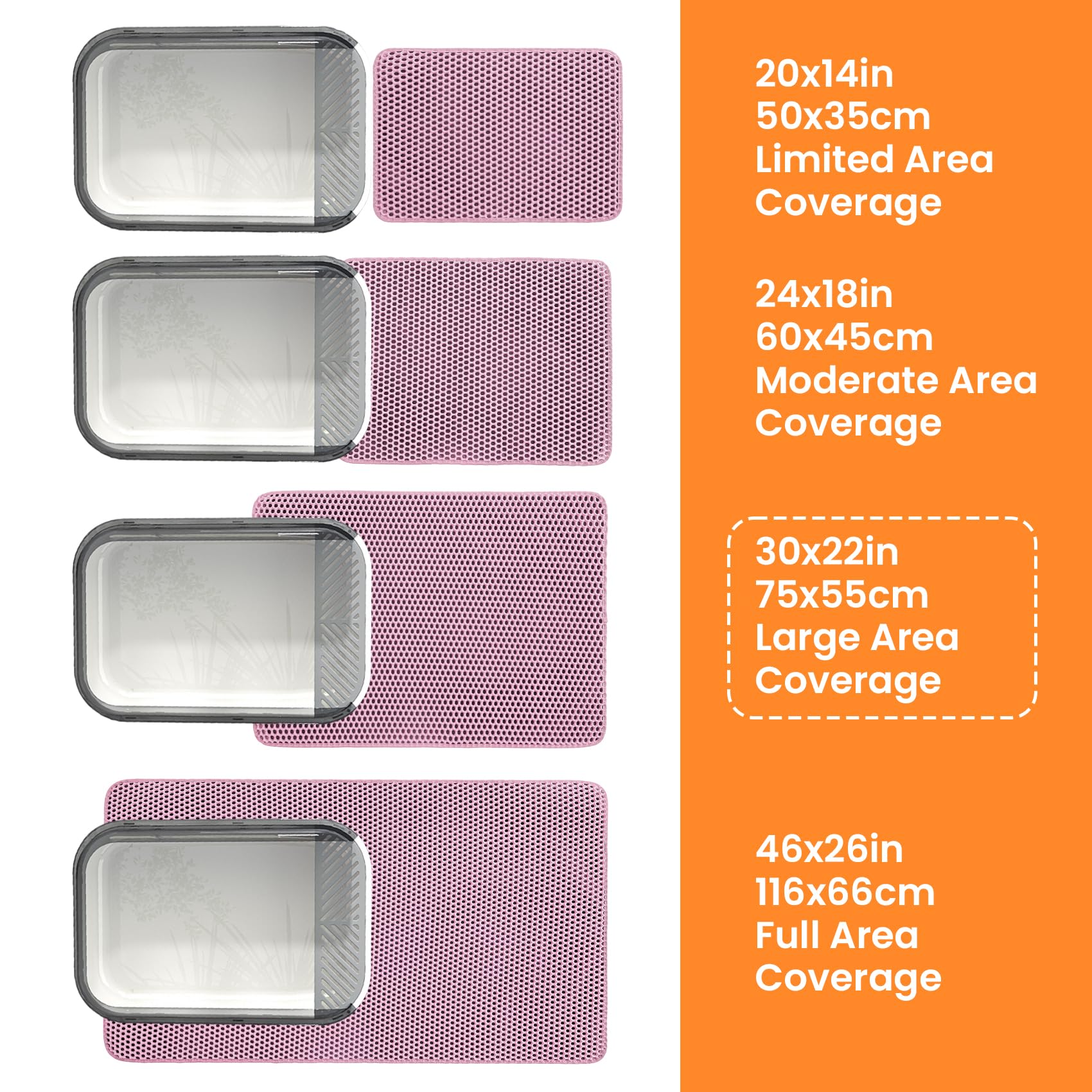 Petinstinct rinçage du tapis à l'eau montrant facilité d'entretien et hygiène