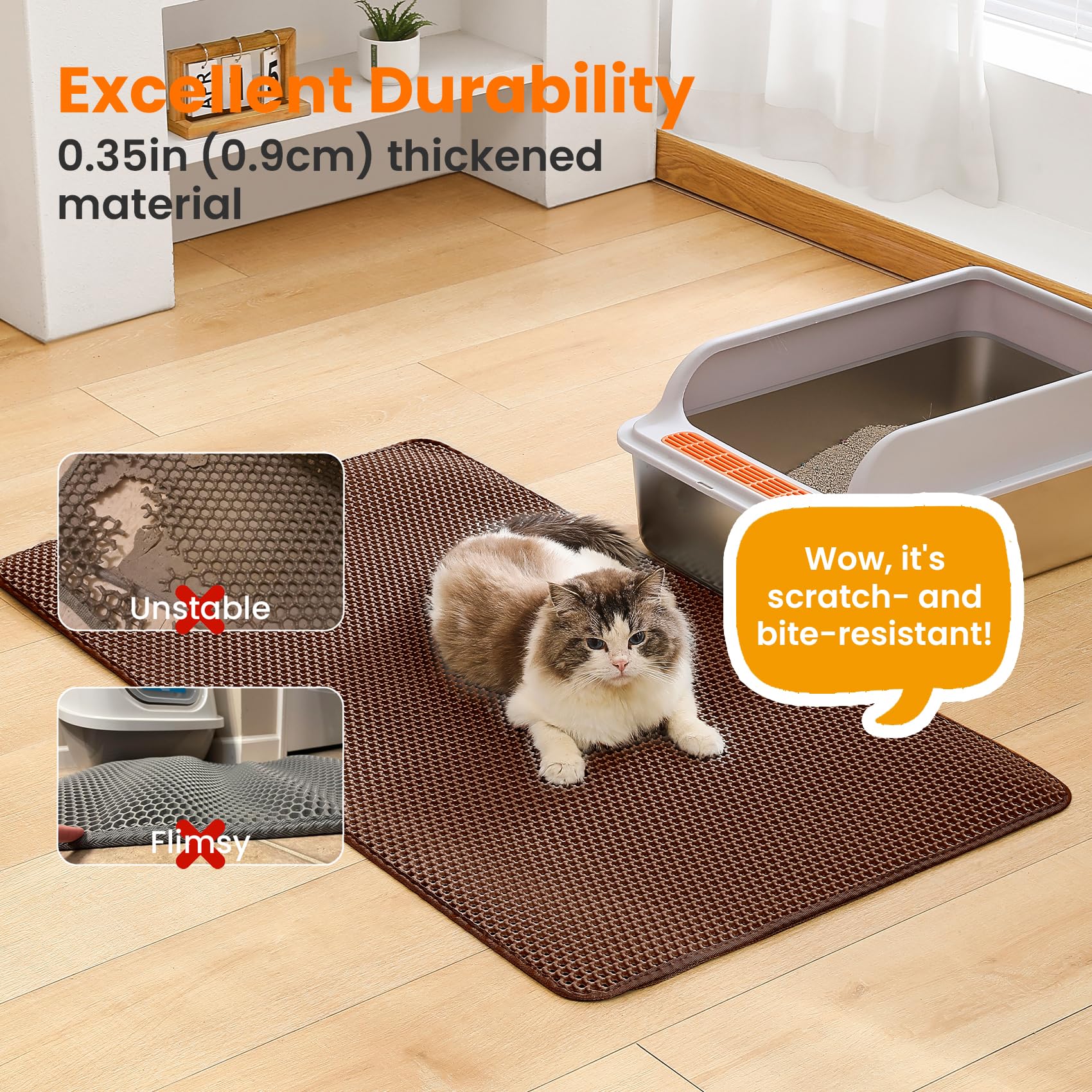 Petinstinct tapis plié pour rangement compact et transport facile