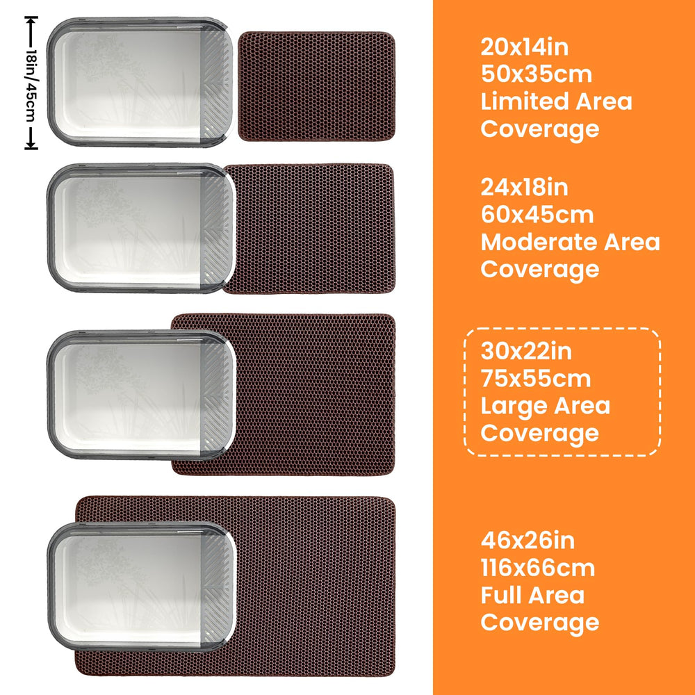 Petinstinct tapis en situation salon protège plancher et réduit poussière