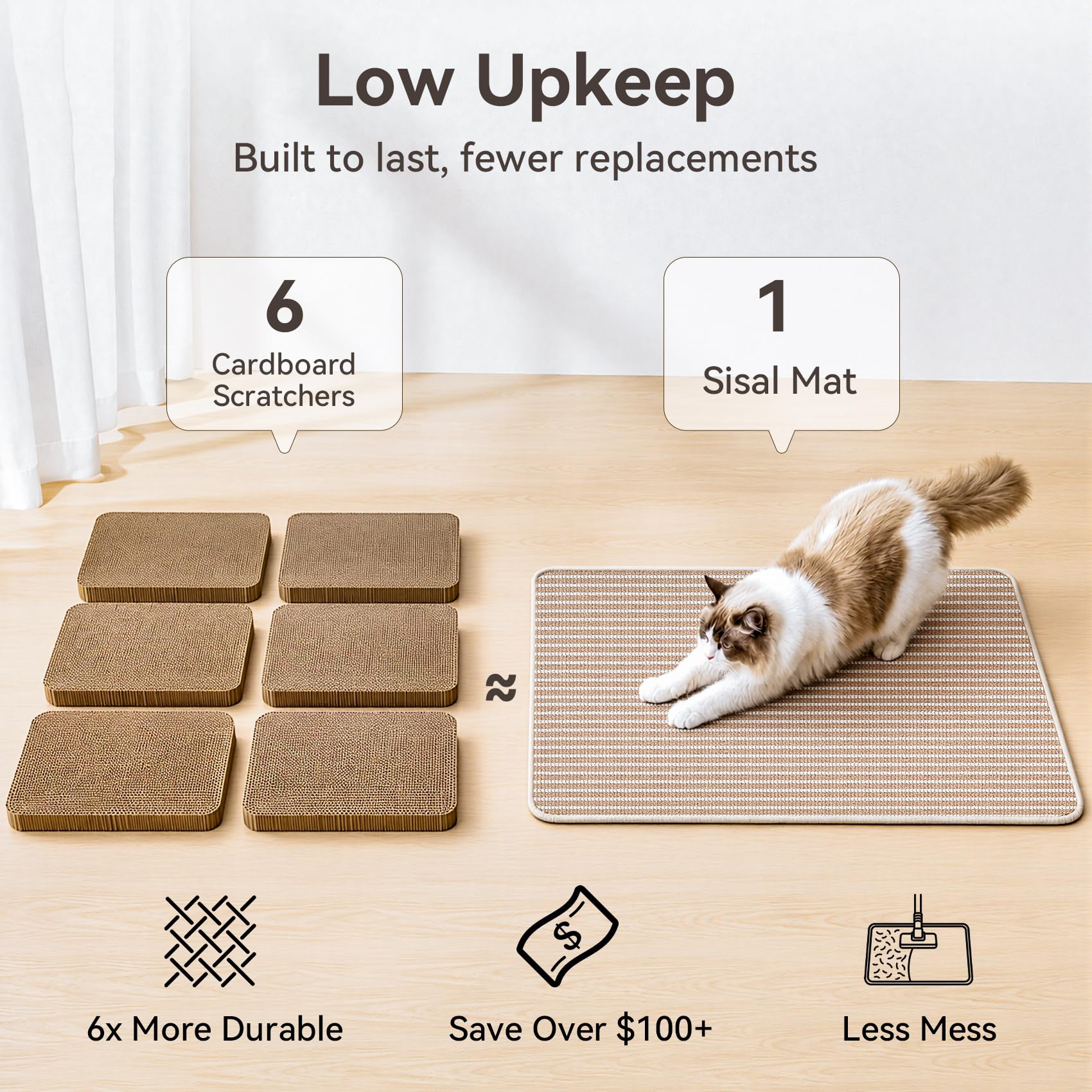 Petinstinct posé sur canapé protège tissu des griffures