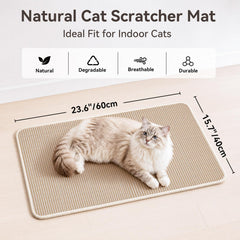 Petinstinct gros plan sisal naturel texture résistante pour griffes