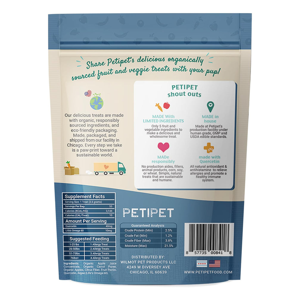 Petipet chew en main facilitant la distribution et dosage pratique