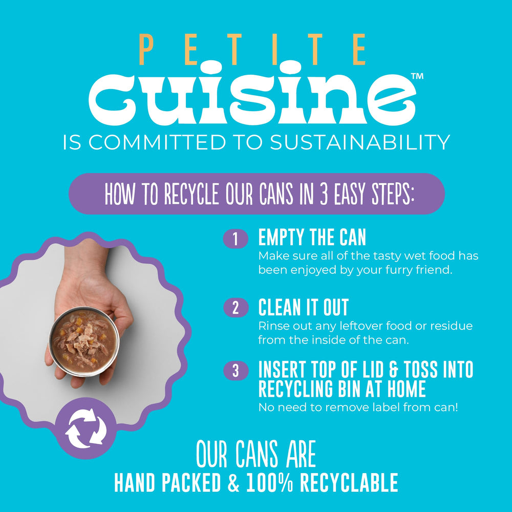 PETITE CUISINE chat mange dans sa gamelle montrant plaisir et appétit