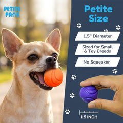 Petite Paws six couleurs alignées avec sac en filet pour transport facile