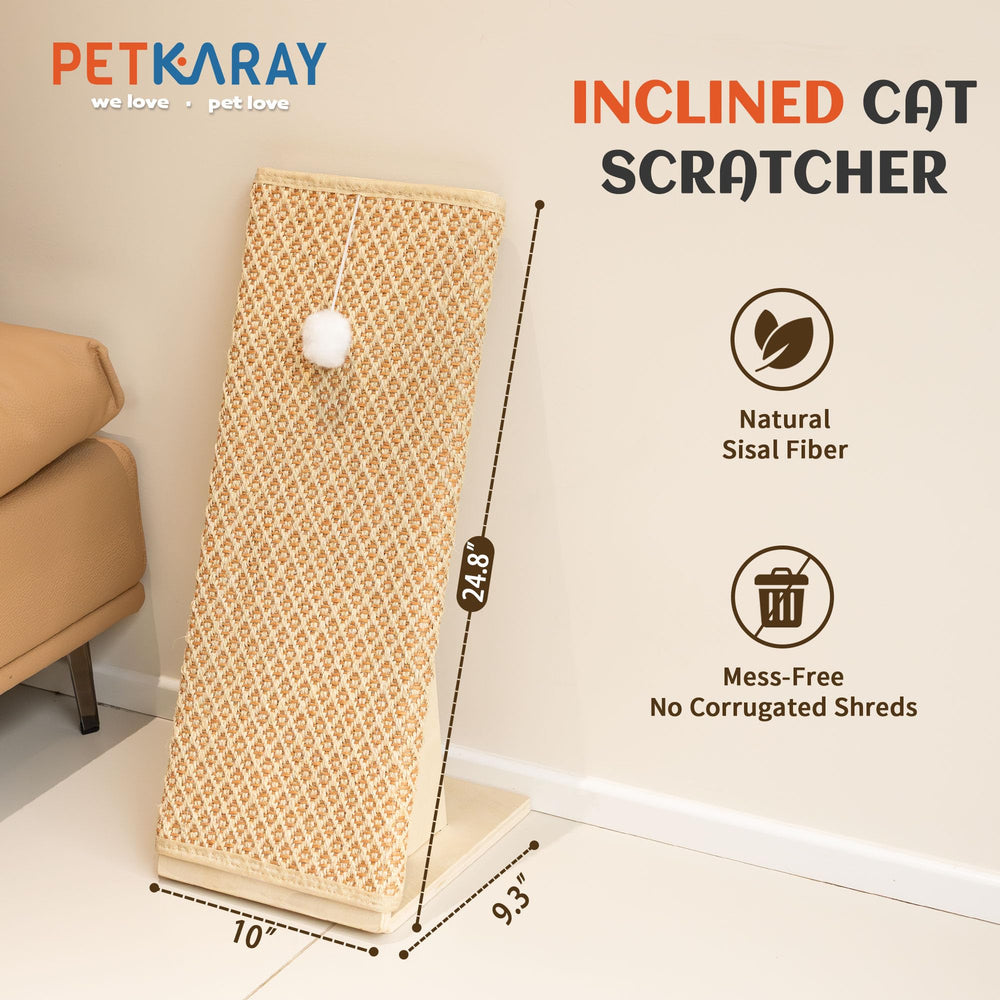 PETKARAY gros plan sisal naturel résistant pour griffes