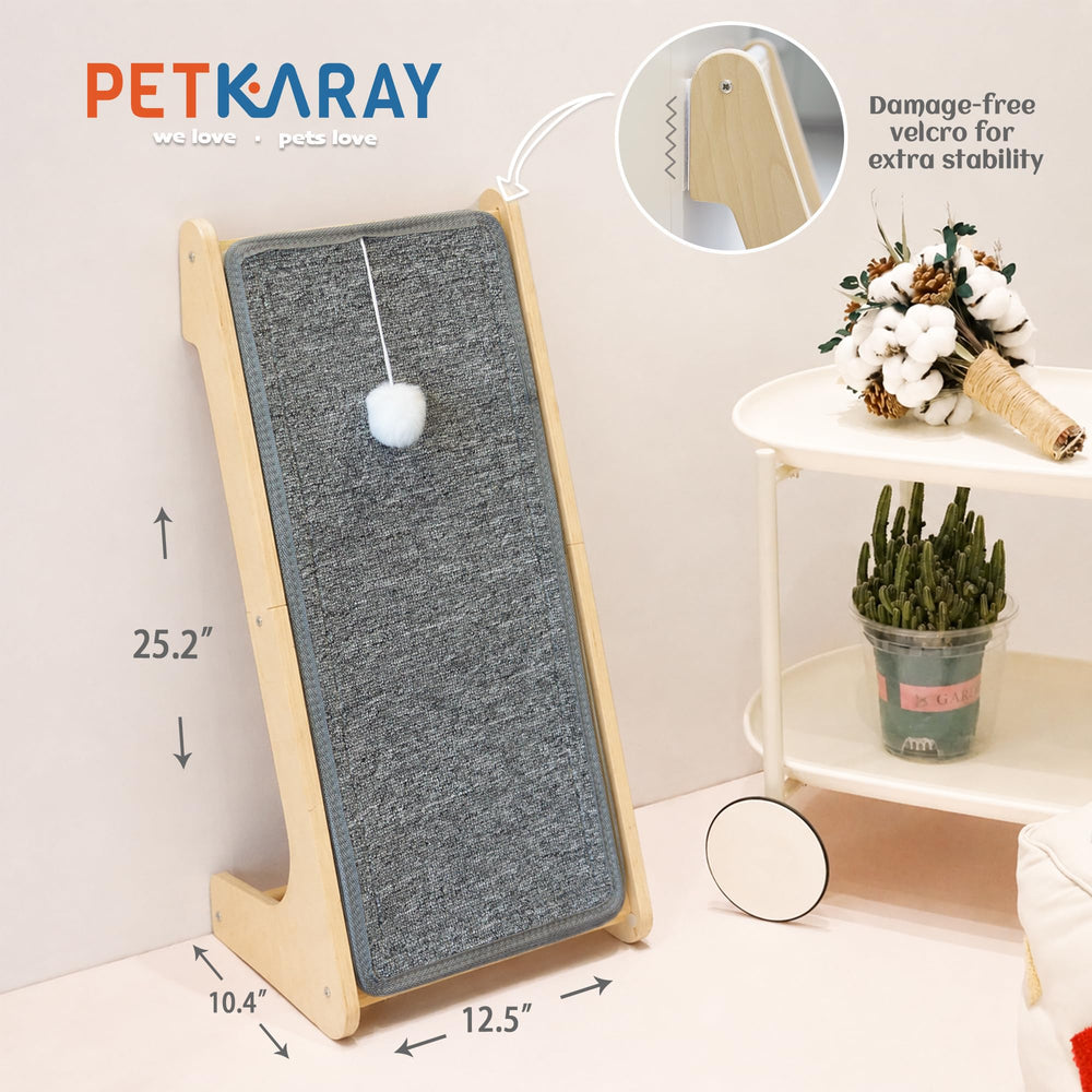 PETKARAY gros plan carpet doux, texture résistante pour griffes