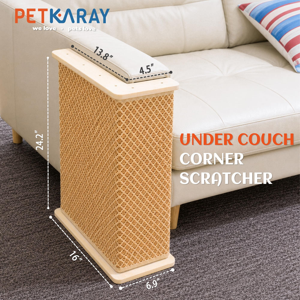 PETKARAY tapis grattoir gros plan affichant texture résistante et confort pour griffades