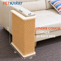PETKARAY tapis grattoir gros plan affichant texture résistante et confort pour griffades