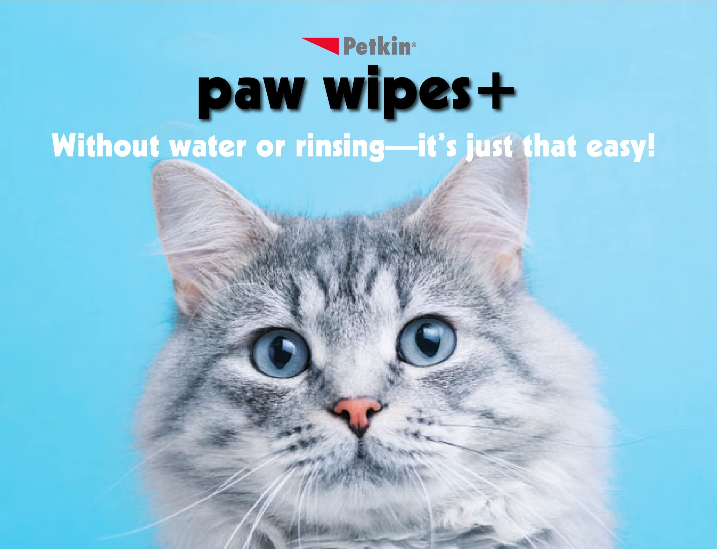 Petkin utilisation sur patte de chien pour nettoyage sans rinçage apaisant
