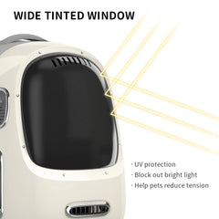 PETKIT bouton du ventilateur réglable illustrant le contrôle du débit d'air pour confort