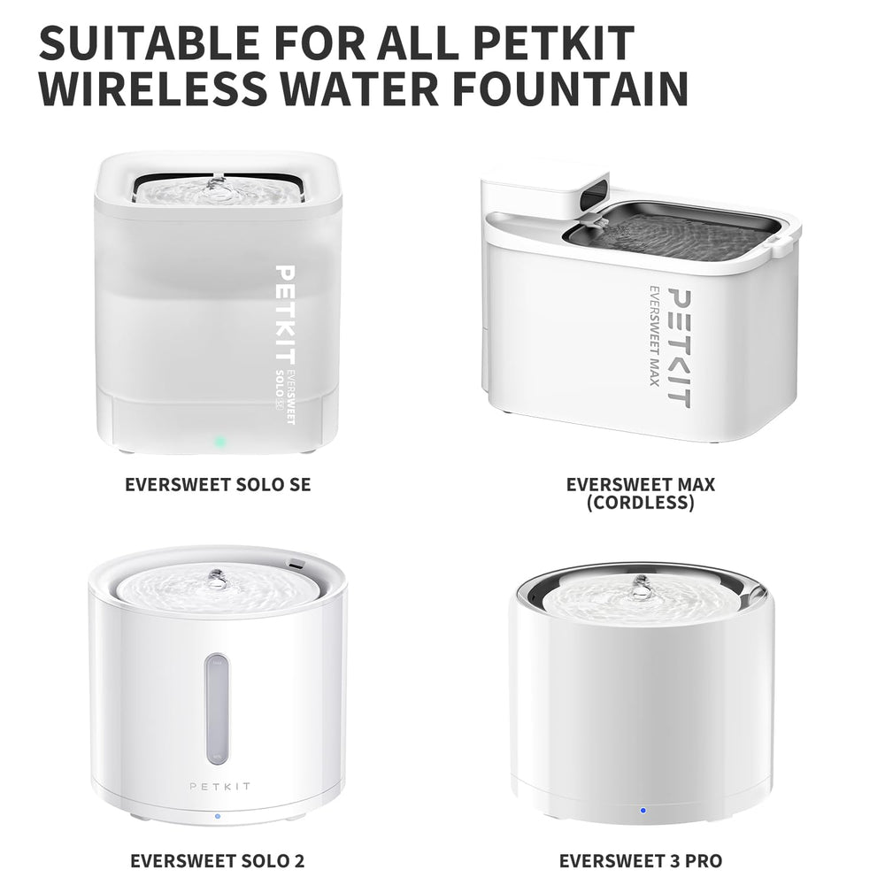 PETKIT chat buvant à la fontaine montrant filtre pour eau plus propre