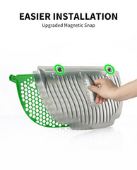 PETKIT installation aimantée en action pour mise en place rapide